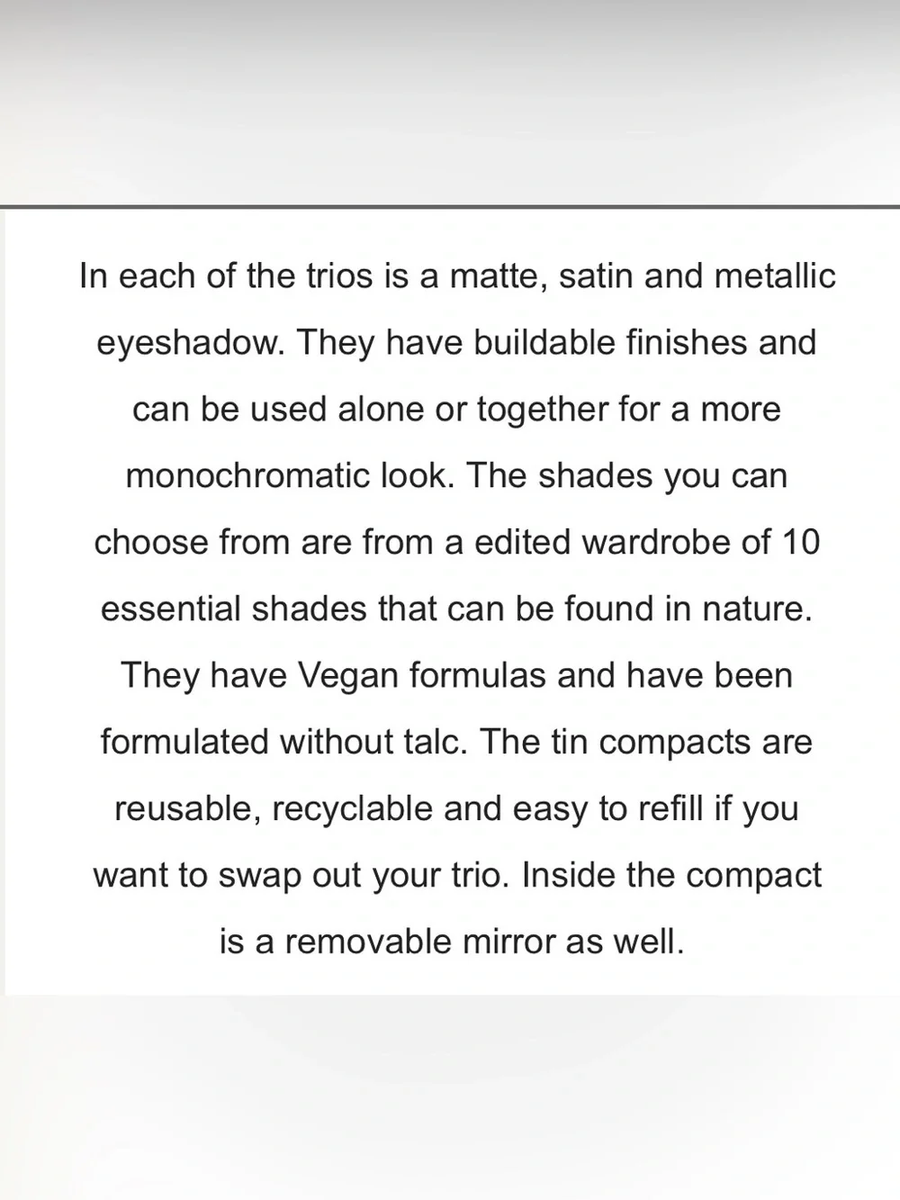 NWOT Glossier Monochromes Essential Eyeshadow in Teak